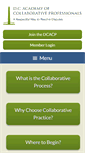 Mobile Screenshot of collaborativepracticedc.com